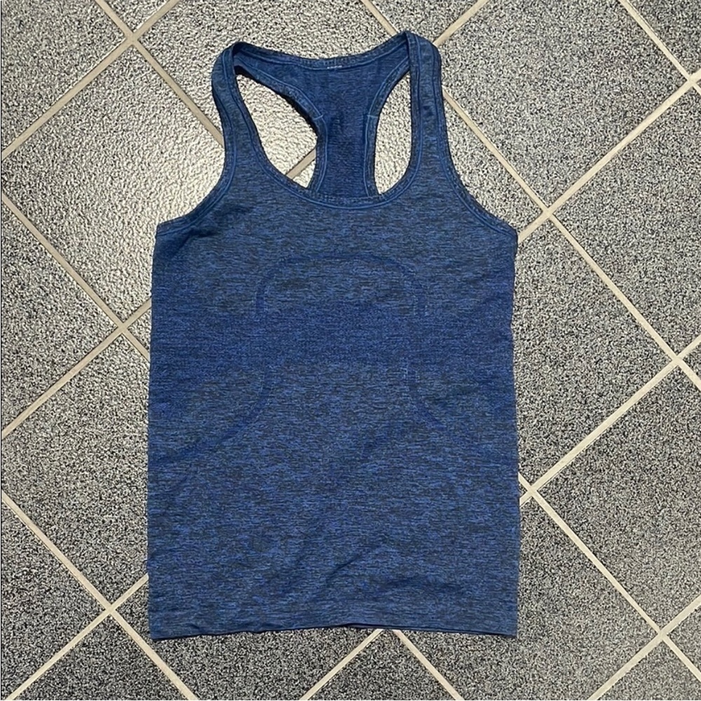 Lululemon Athletica Blue Racerback Tank Top